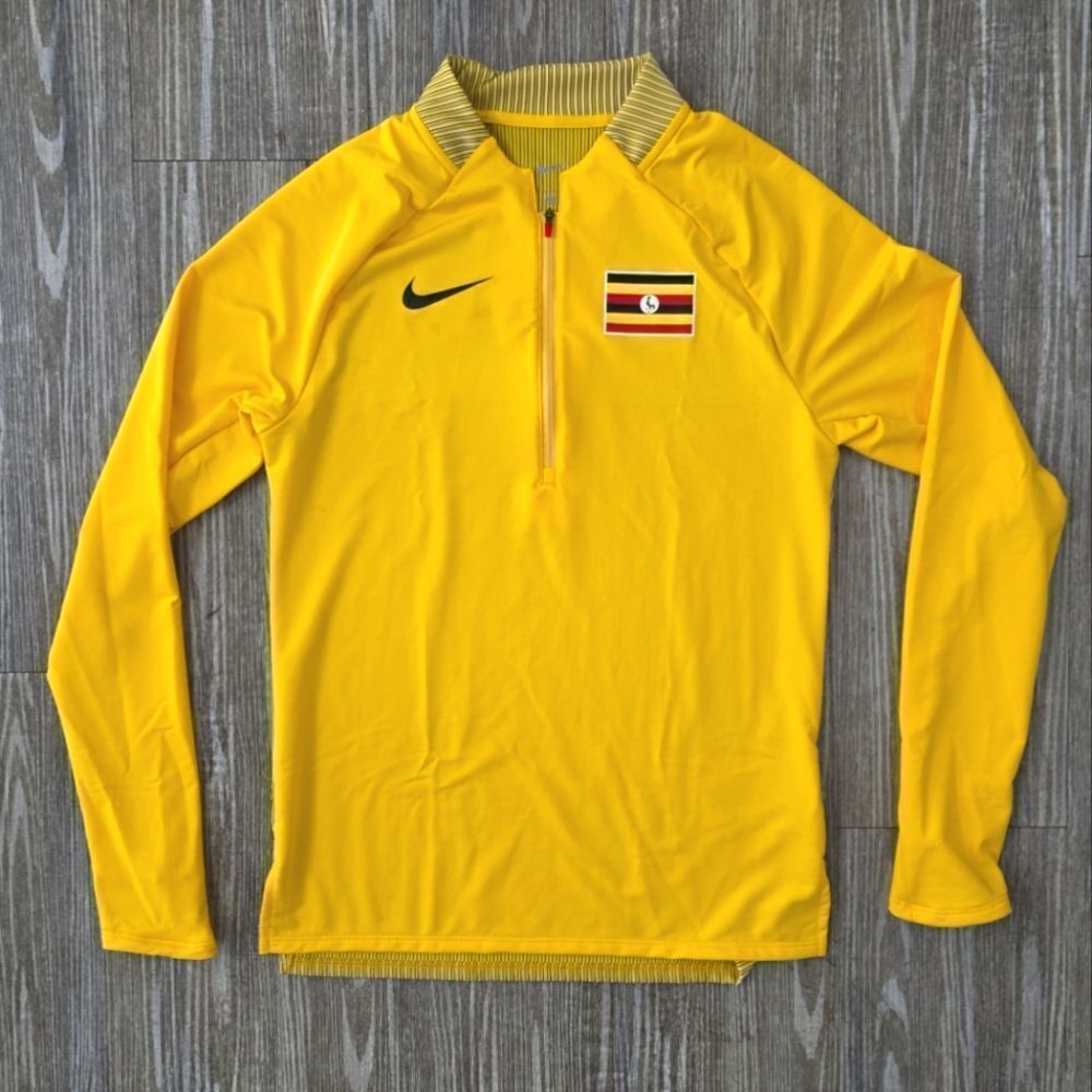 Nike Pro Elite Uganda International Running 1/2 Zip Elite Pullover S CK3549-728